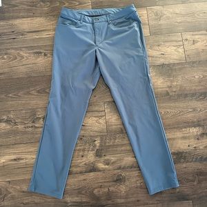 Lululemon men’s ABC Classic Fit Pant *Warpstreme - iron blue 36x34
